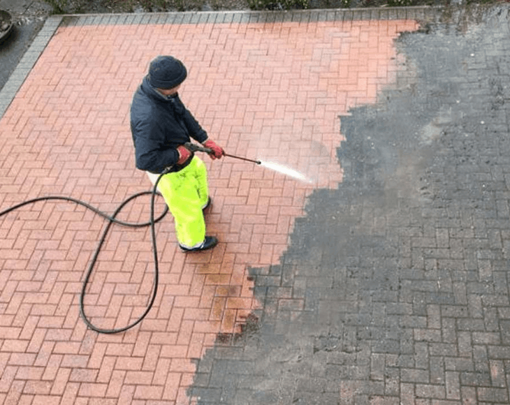 Patio Surface Pressure Washing