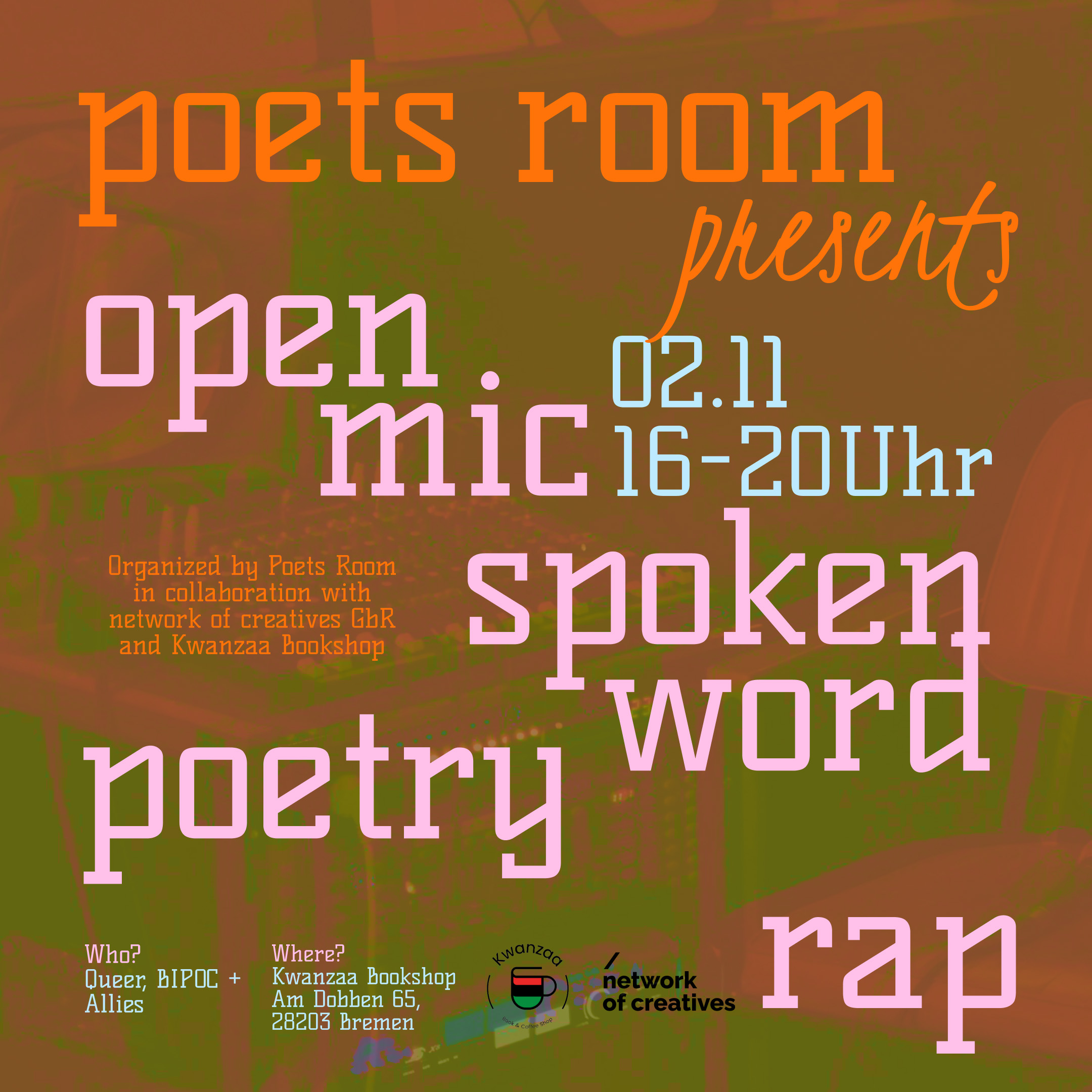 Poets Room Open Mic
