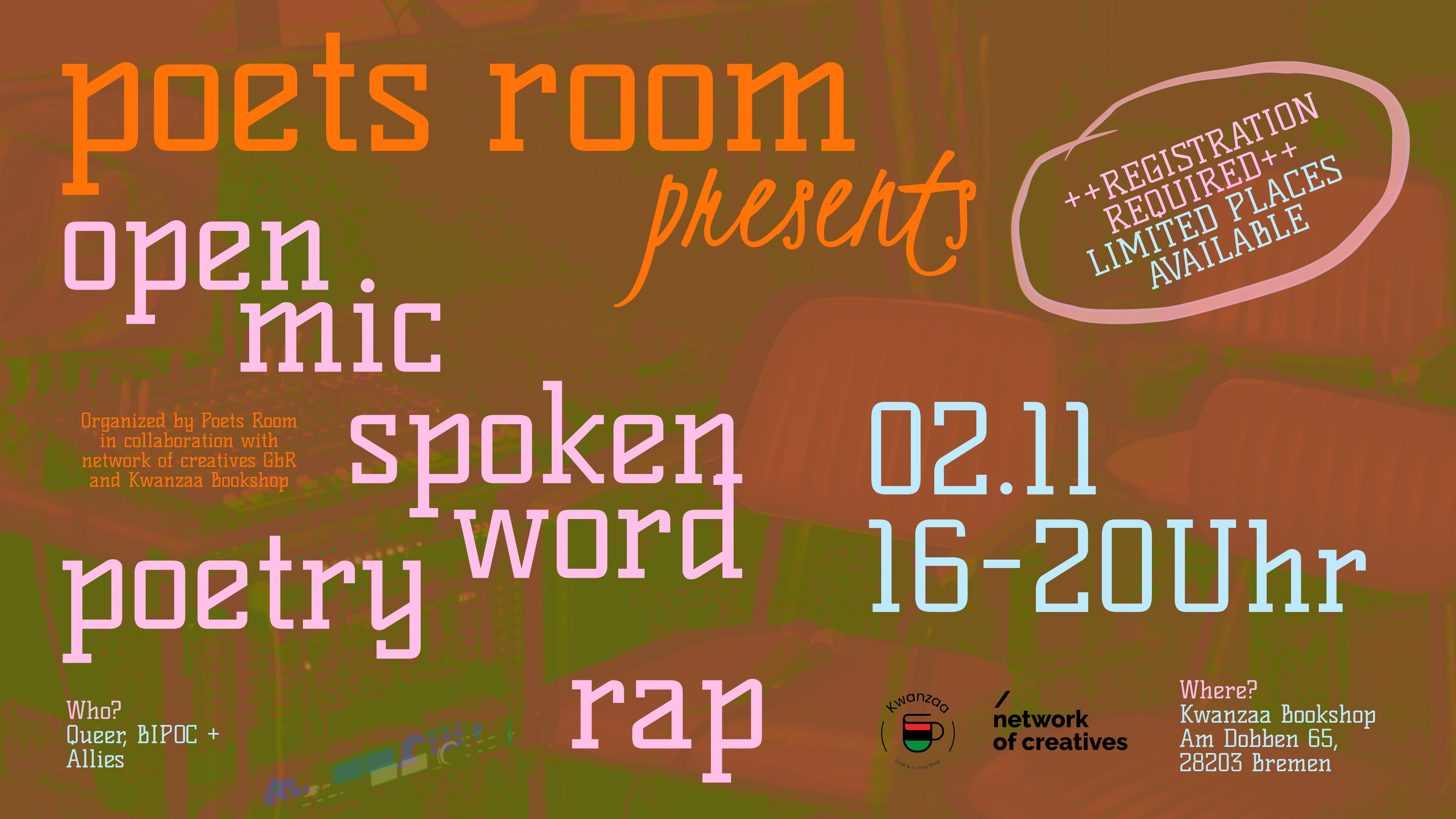Poets Room Open Mic