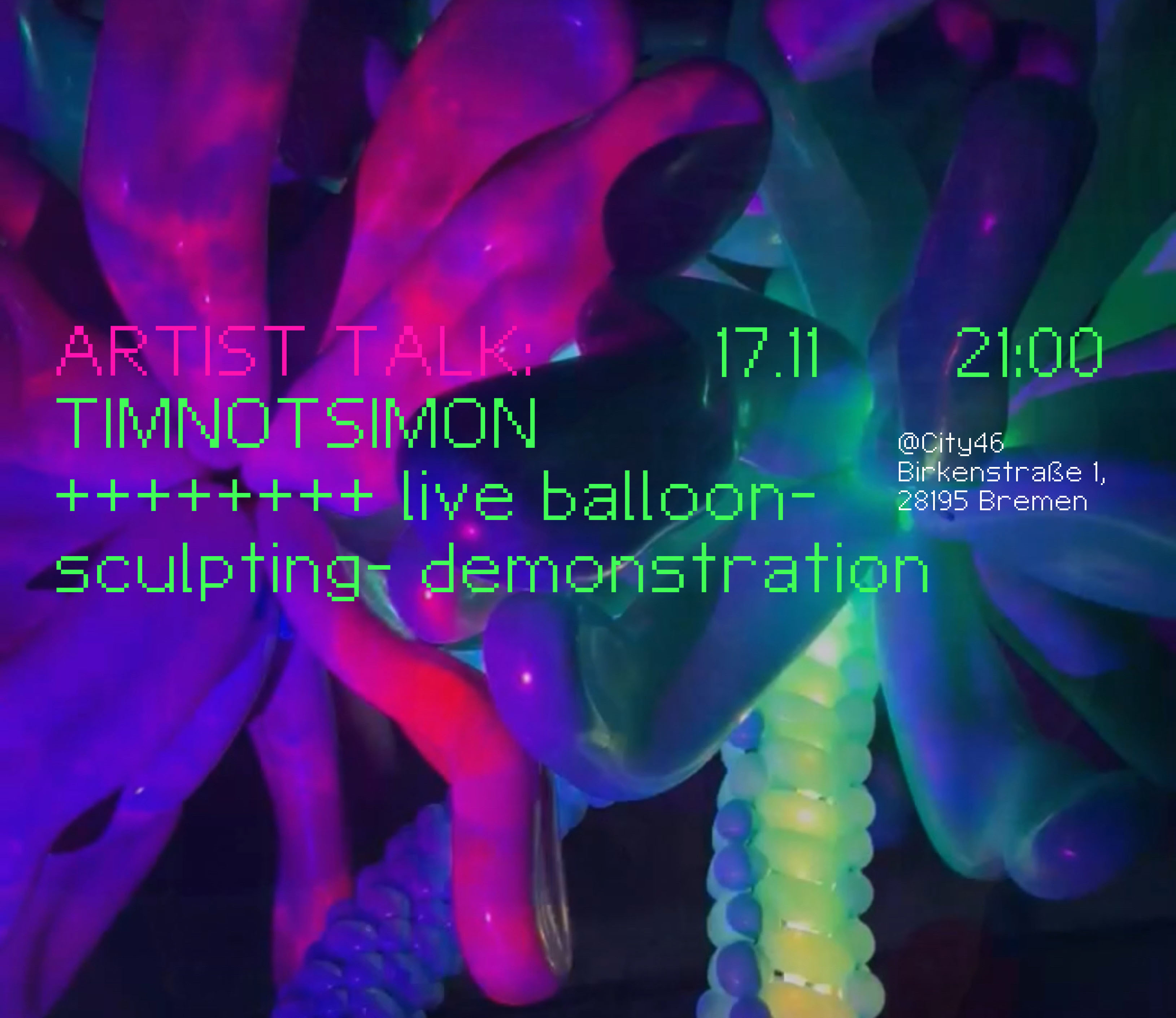 Artist talk by Timnotsimon @city46