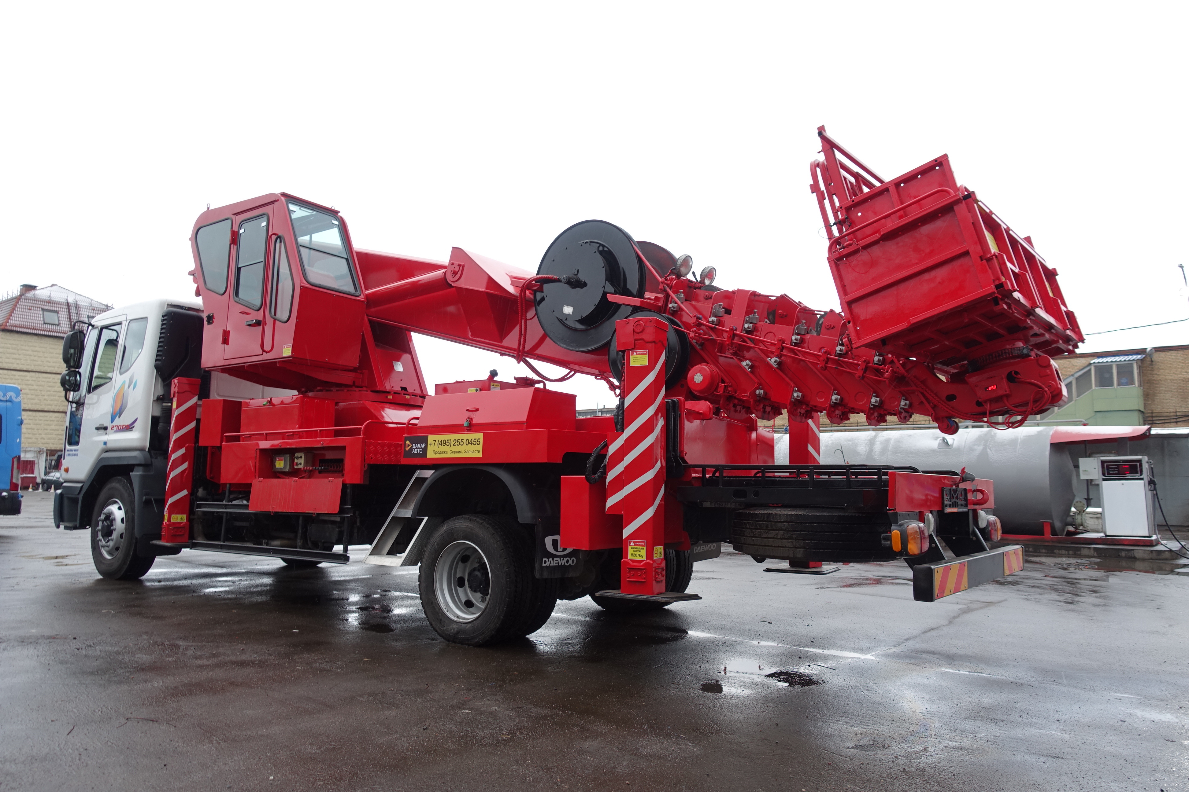 Автовышка АГП 45 метров SKY 450SF на базе Daewoo