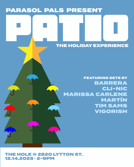 Parasol Pals Present Patio: The Holiday Experience