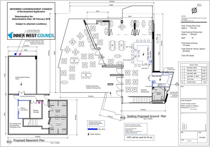 Property for lease with DA for 160 seat cafe requires fit-out Sydney
