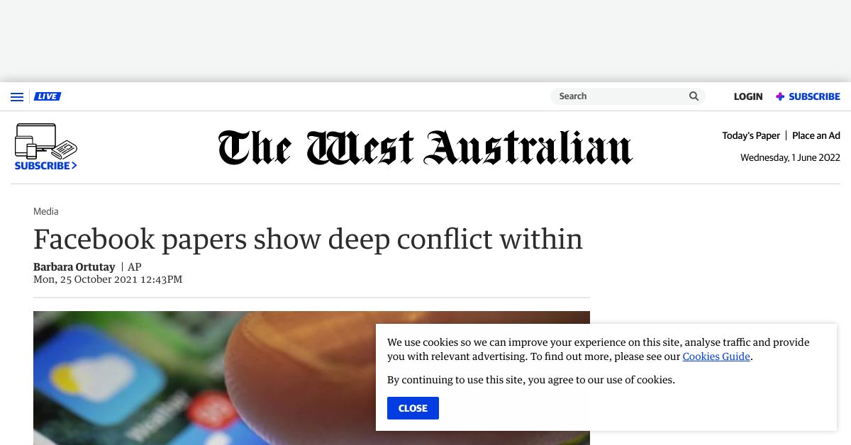 Facebook papers show deep conflict within