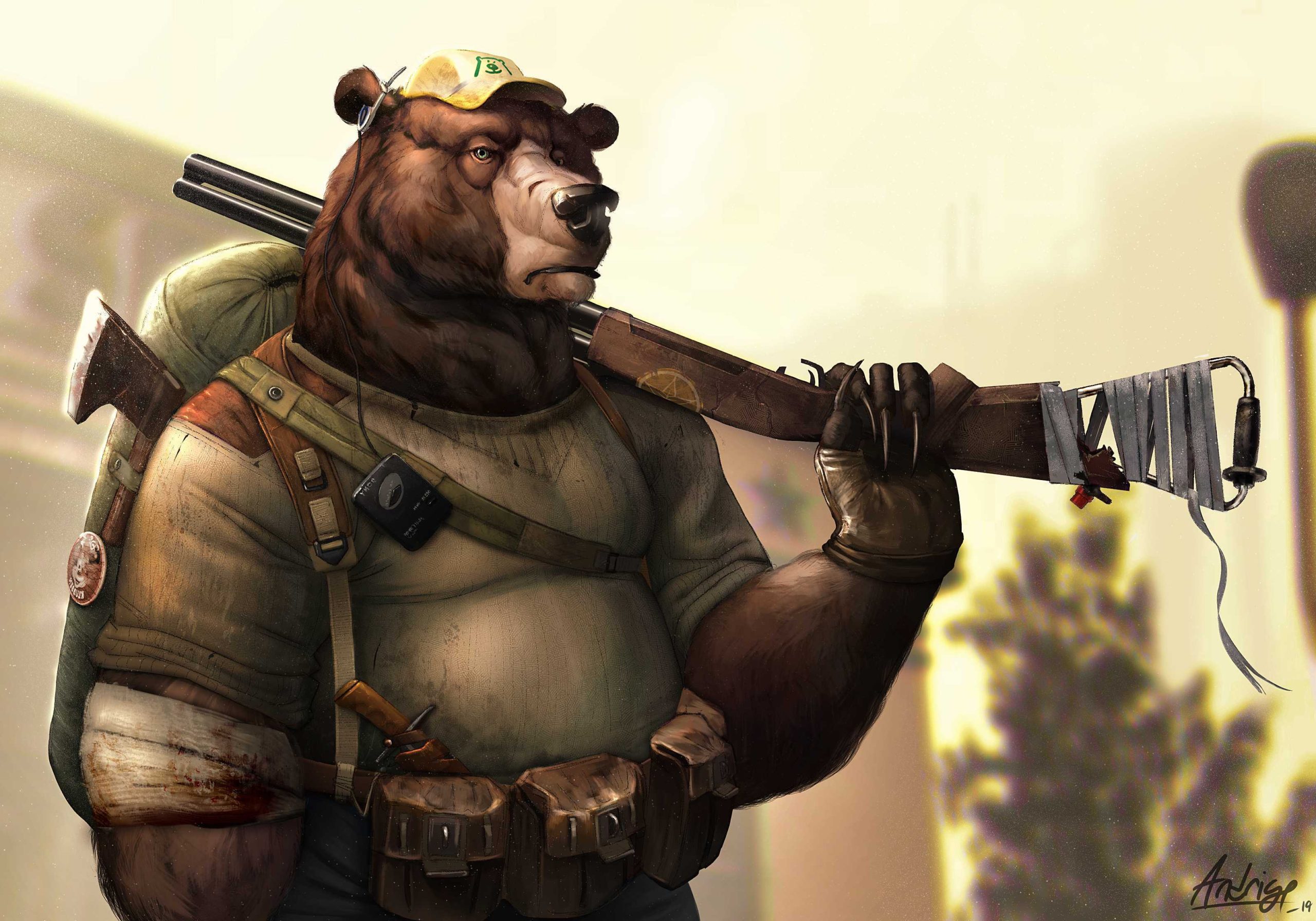 Become an anthro Kodiak bear
