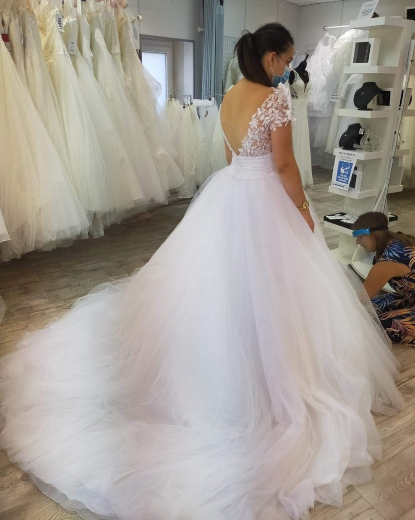 Robe de mariée Frizon d'occasion pas chère taille 38/40 - Joyne