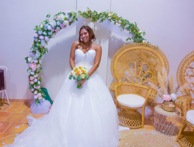 Robe de mariée Miss Kelly d'occasion pas chère taille 40/42 - Joyne