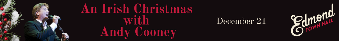 An-Irish-Christmas-with-Andy-Cooney-comes-to-Edmond- Town-Hall-December-21-leader