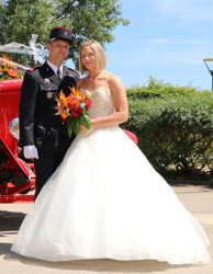 Robe de mariée Point mariage d'occasion pas chère taille 38/40 - Joyne