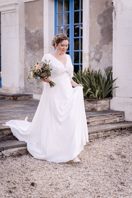 Robe de mariée Création Bochet d'occasion pas chère taille 40 - Joyne