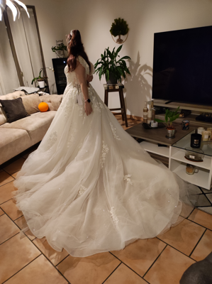 Robe de mariée Demetrios d'occasion pas chère taille 40 - Joyne