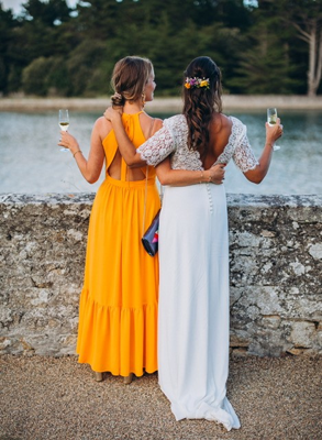 Robe de mariée L'ADRESSE COEUR d'occasion pas chère taille 38/40 - Joyne