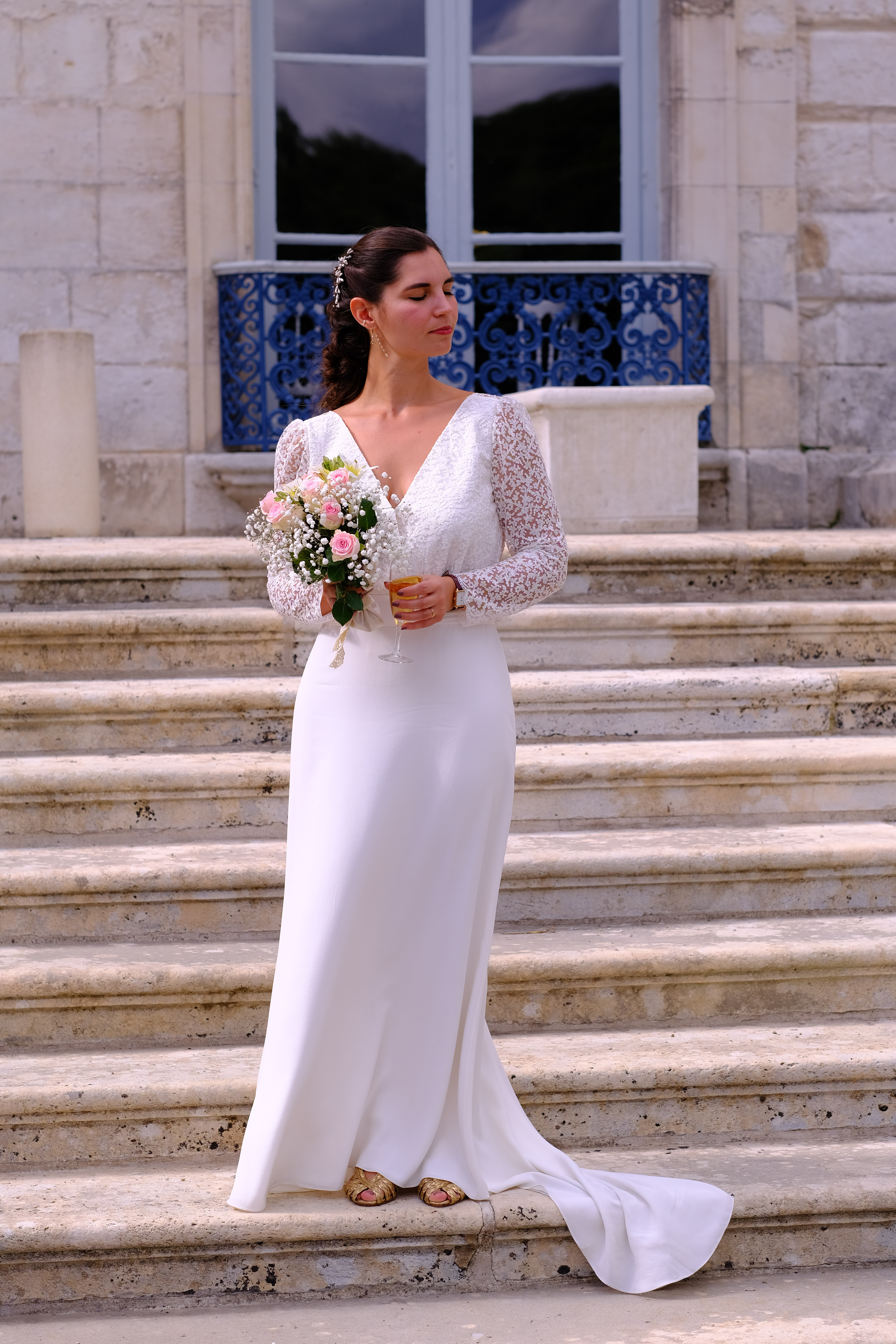 Robe de mariée Laure de Sagazan d'occasion pas chère taille 38/40 - Joyne