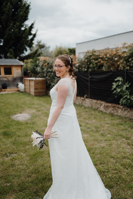 Robe de mariée Bochet Créations d'occasion pas chère taille 40/42 - Joyne