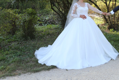 Robe de mariée Nocialine d'occasion pas chère taille 40/42 - Joyne