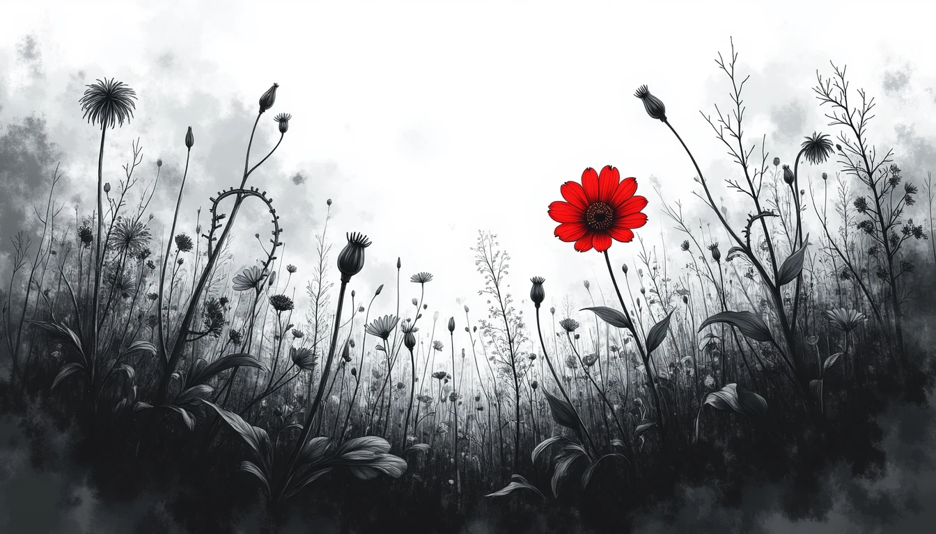 Writer's imagination as living landscape with AI and human creativity coexisting