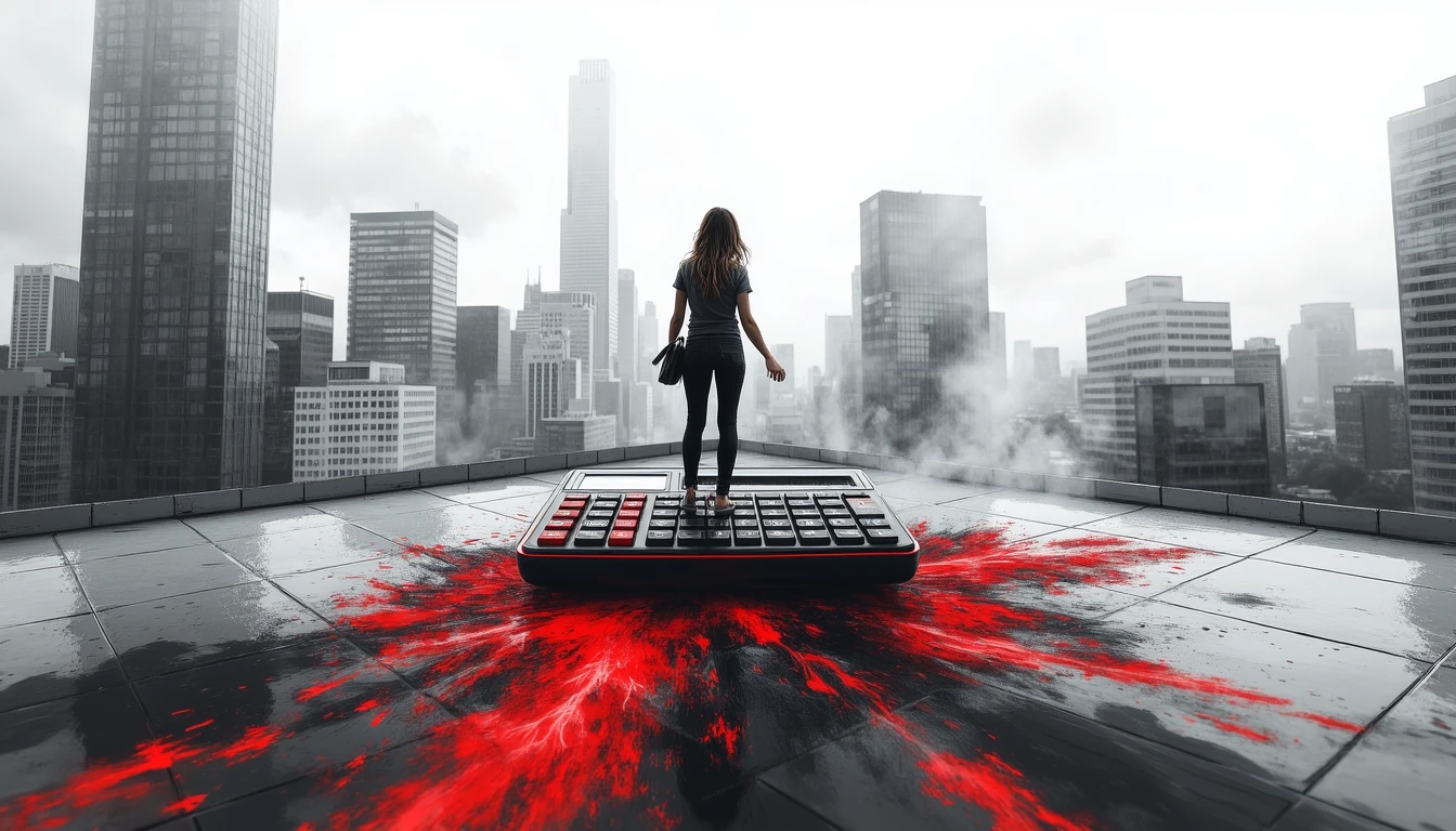 Financial expert managing risk through dynamic data flows