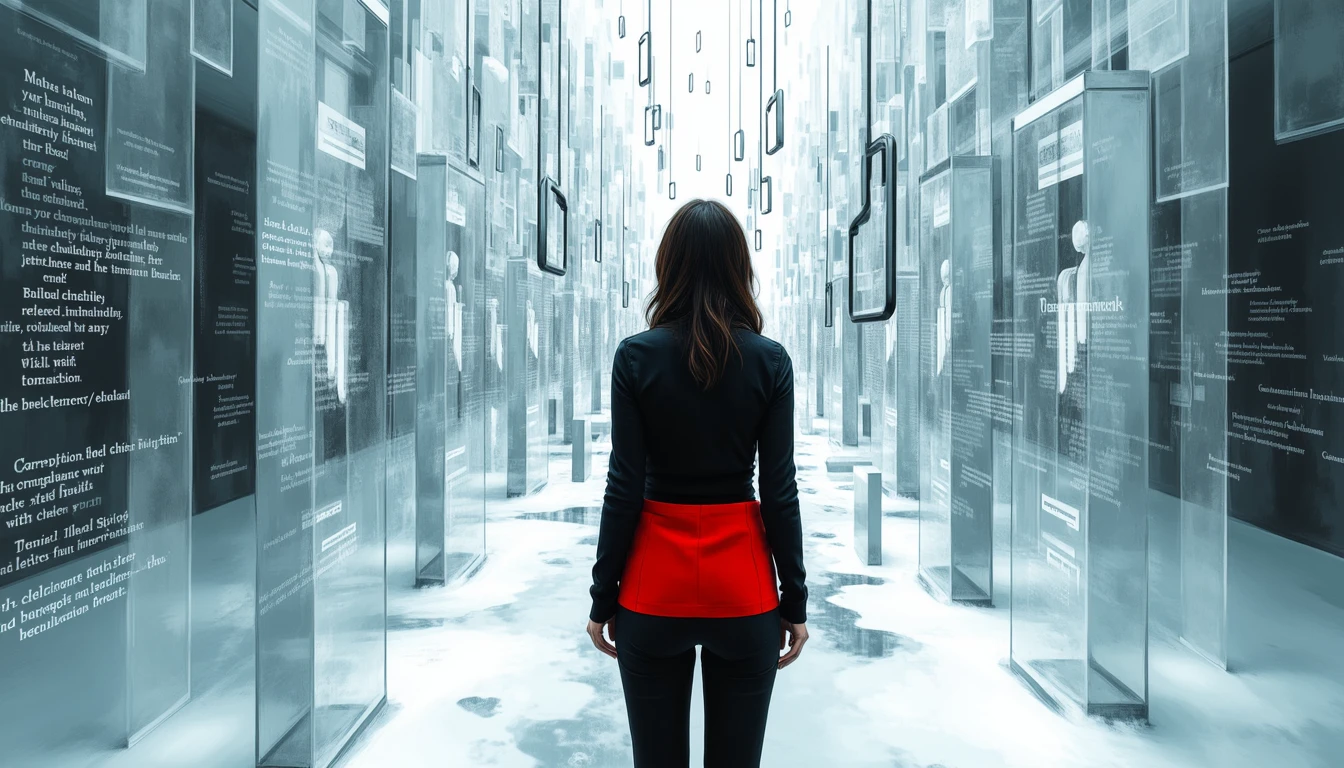 Researcher dissolving communication barriers with precision tools