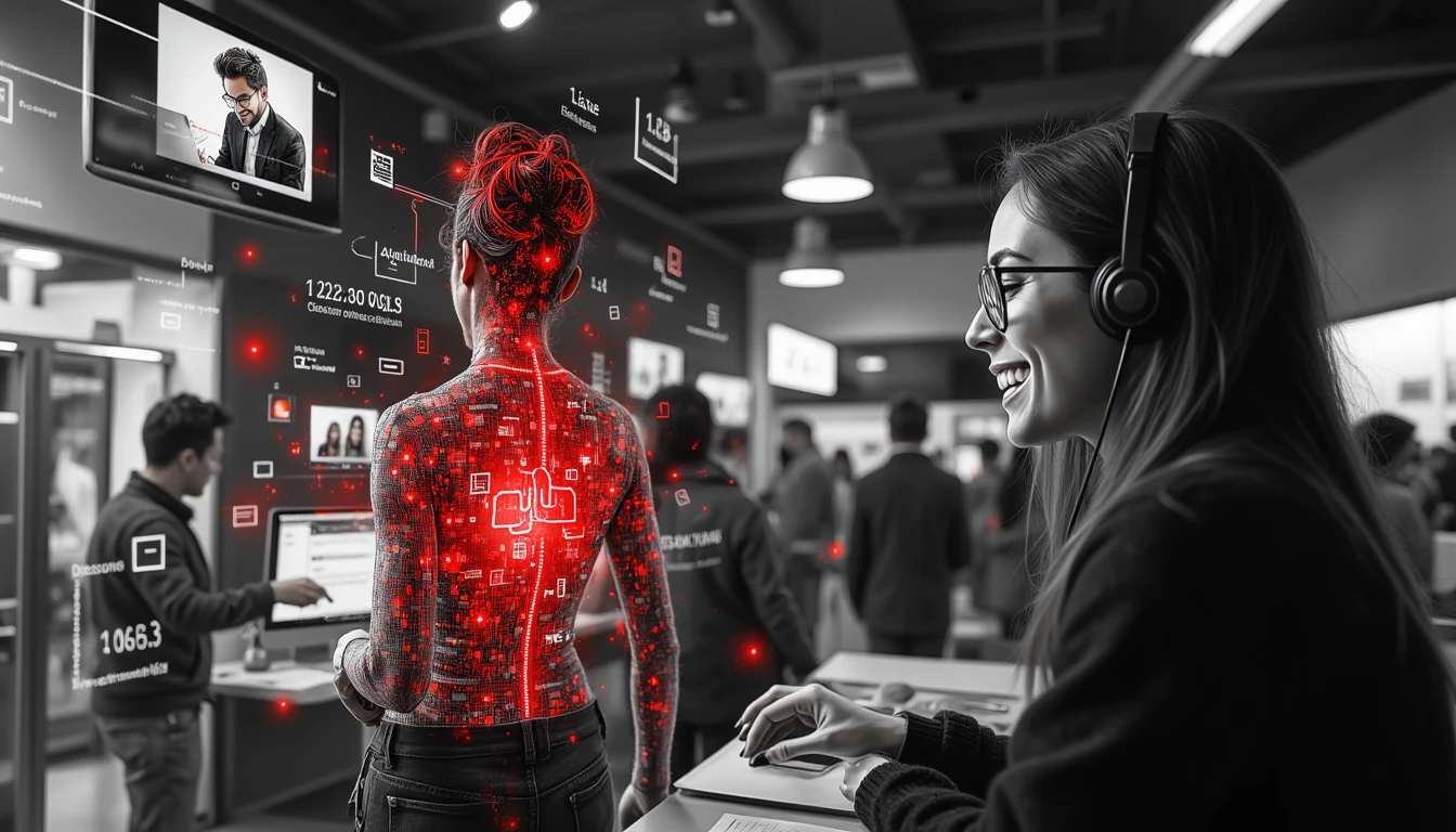 Customer service rep embedded in personalization algorithm