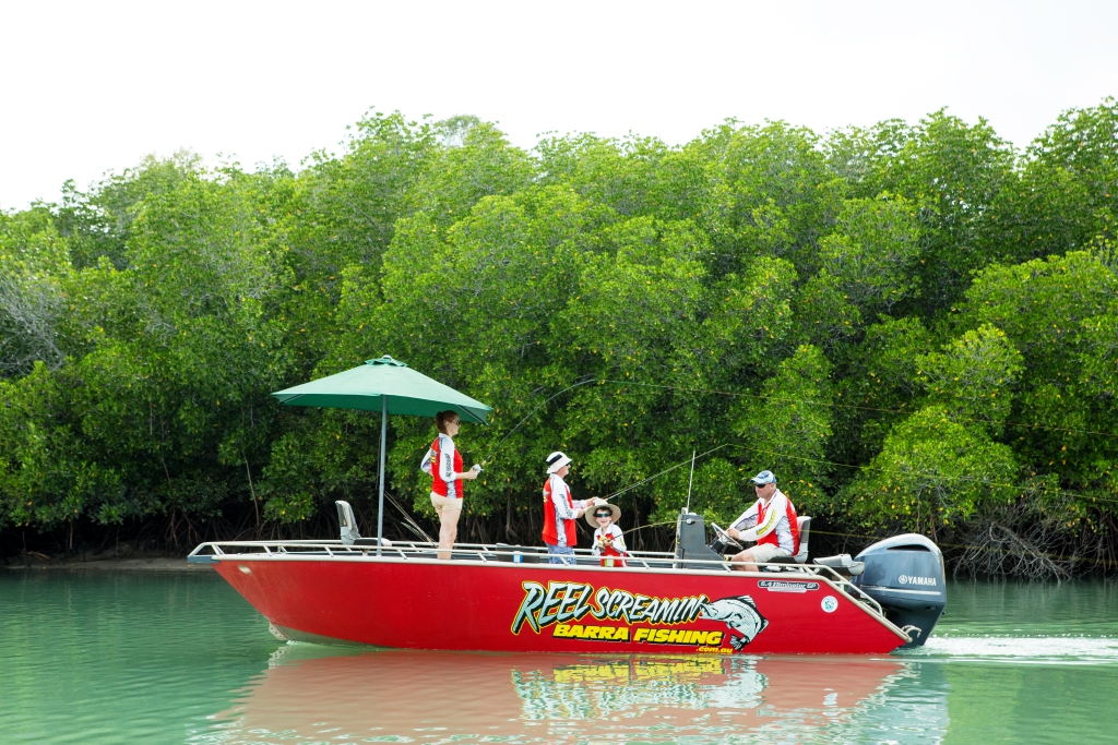Reel Screamin Barra Fishing