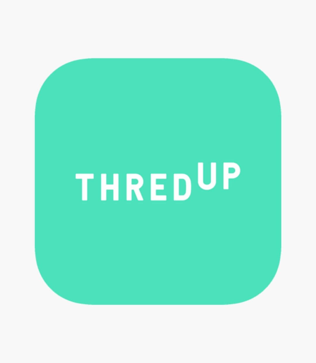 logo for thredup online clothing thrift shopping