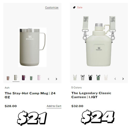 【Stanley 部分有75折】周雨彤同款也补货啦！