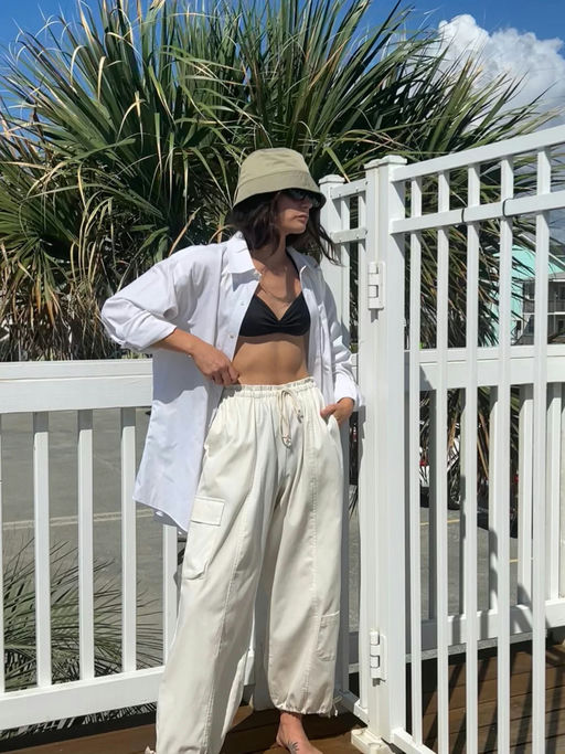 【喵喵穿过最舒服的工装裤】