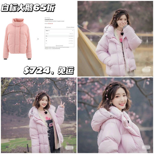 【白标大鹅65折】毛晓彤同款