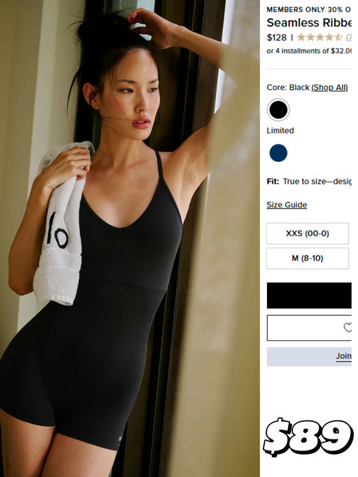 【真，断货两年】【Alo 连体衣】