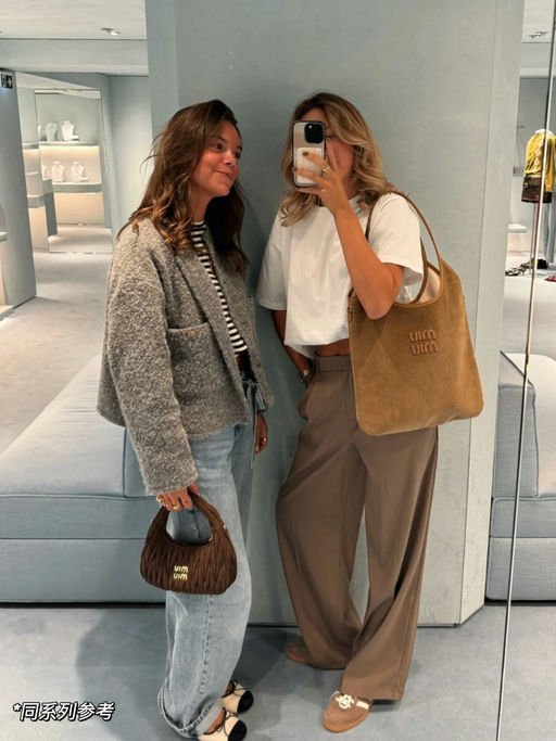 【最好价85折】新款编织麂皮