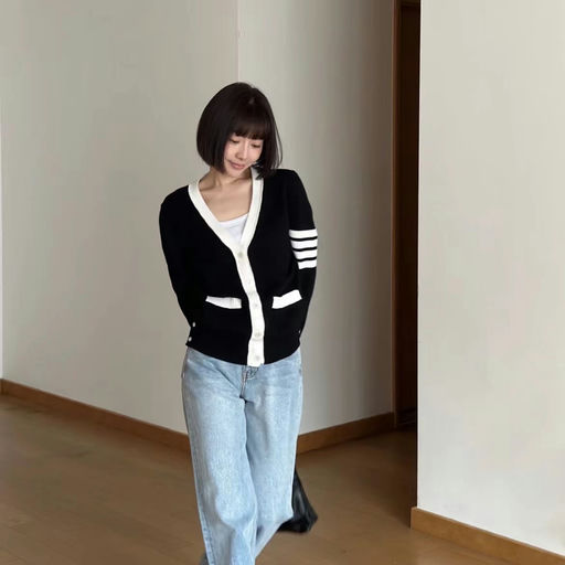 【优质青年四道杠】经典开衫