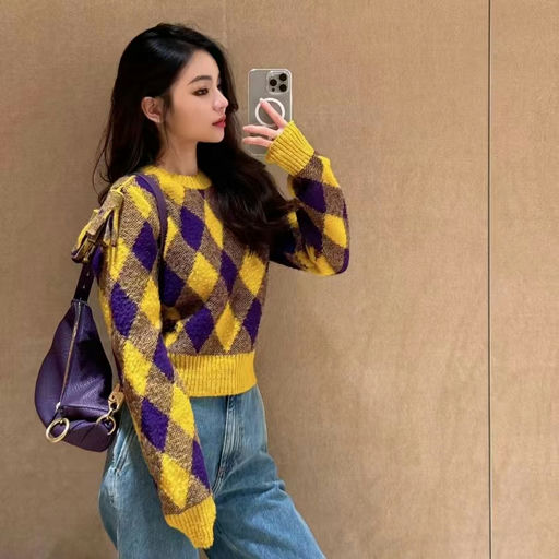 $400买BBR 新总监的新设计学院味很浓的菱格纹毛衣