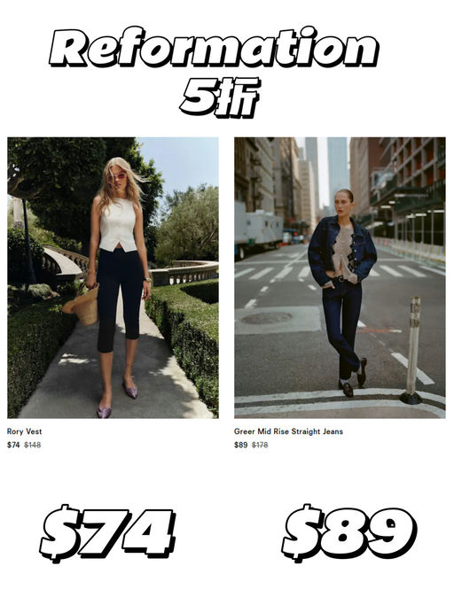 🌟【好过黑五】【Reformation 5折】
