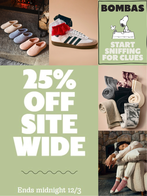 🌞【Bombas 全场75折】【今日结束】