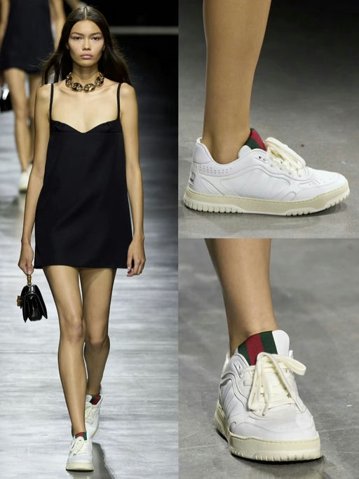 👟【5折小白鞋】【Gucci 秀场款】