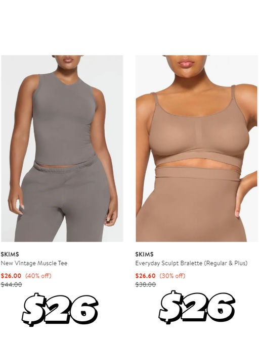 【Skims 统统不到 $50】【队友福利也有】