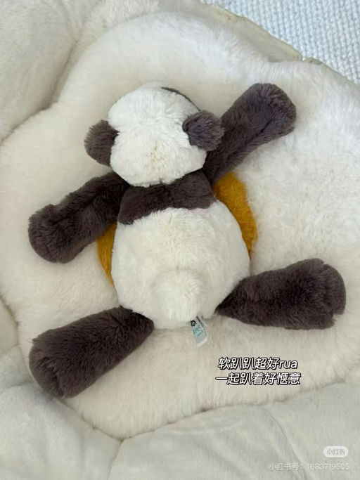 【软趴趴超好rua～】Jellycat新品史玛吉熊猫