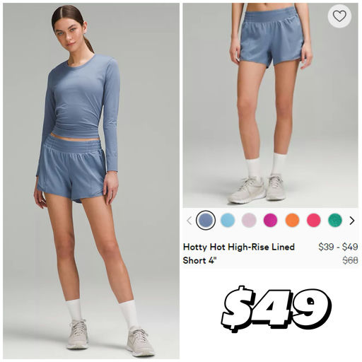 「#Lulu 周四折扣速报 」绝美绿洲蓝，全线下折