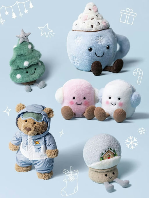 【被软萌到】【Jellycat 圣诞兔】
