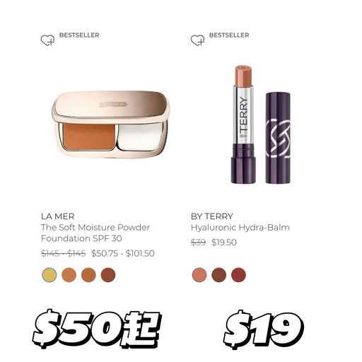 【边写边断货】Bluemercury，5折起