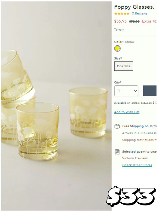 【好久不见】Anthropologie 额外6折挖宝