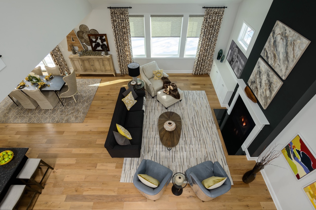 5 Greenbrier Way - Chesapeake Primary Down - View from 2nd Floor landing to Great Room