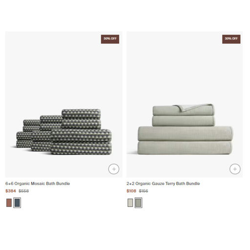 【好过黑五了】床单/浴巾套装7折