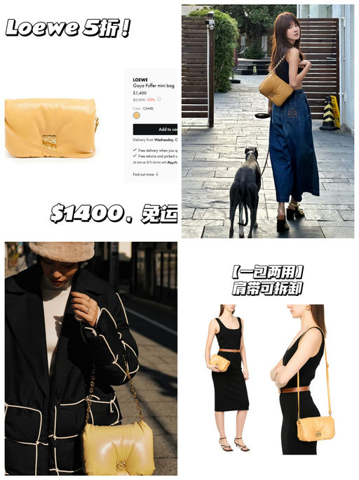 【Loewe 5折】【世界上最柔软的包包】