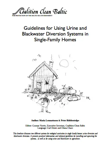 Guidelines for Using Urine and Blackwater Diversion Systems in Single-Family Homes