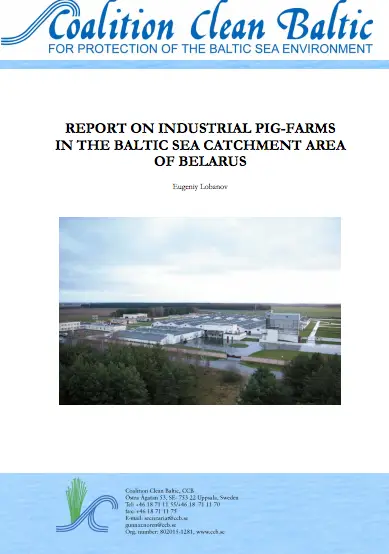 Report on Industrial Pig-farms in the Baltic Sea Catchment Area of Belarus