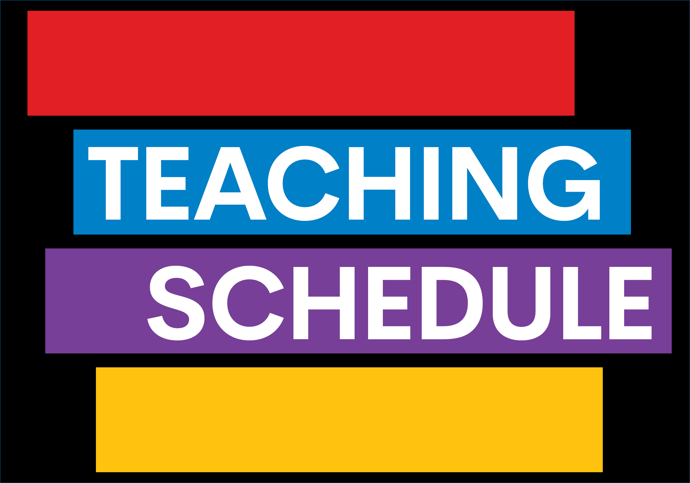 Teaching Schedule