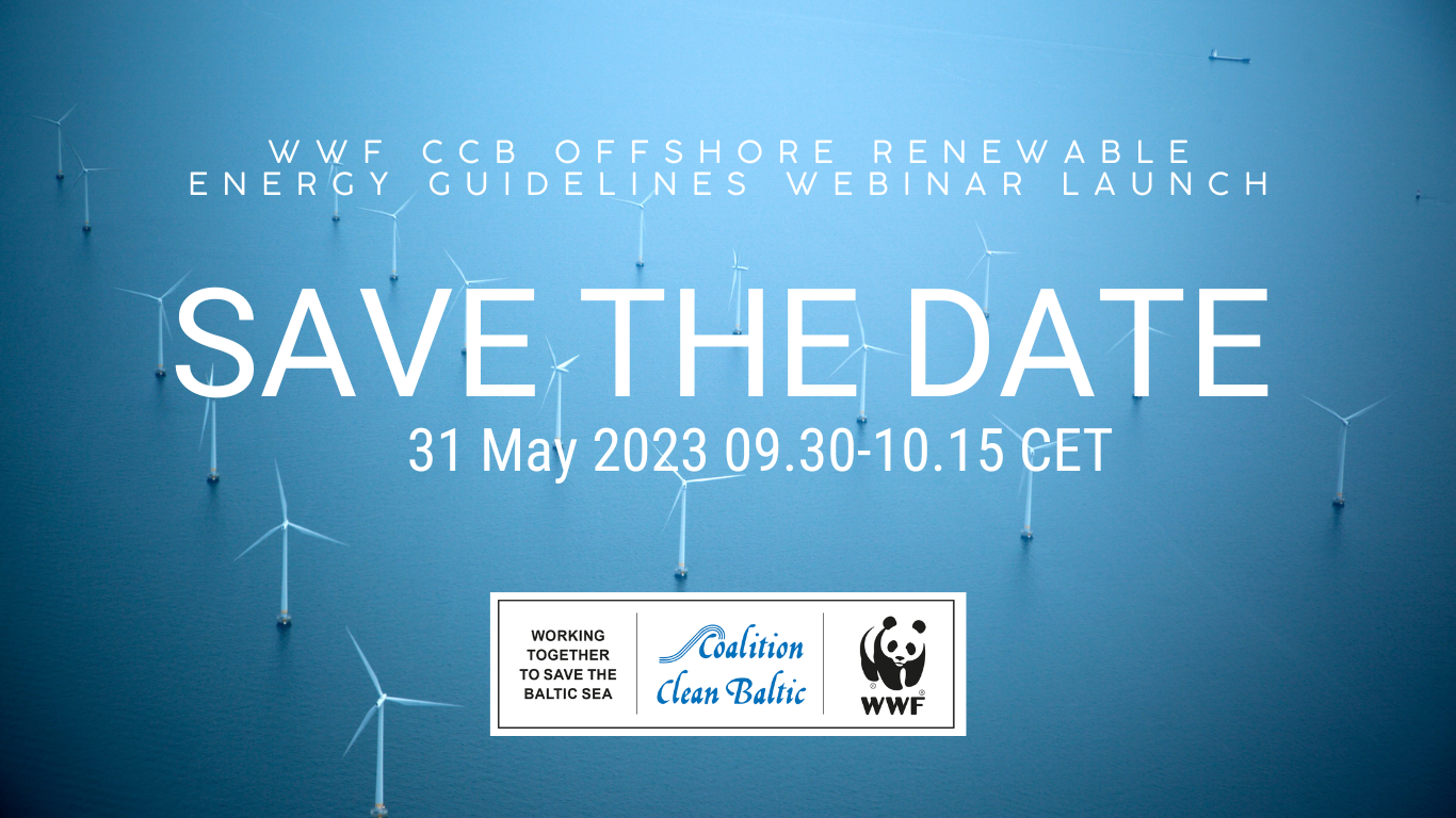 Webinar launch: CCB & WWF Offshore Renewable Energy Guidelines
