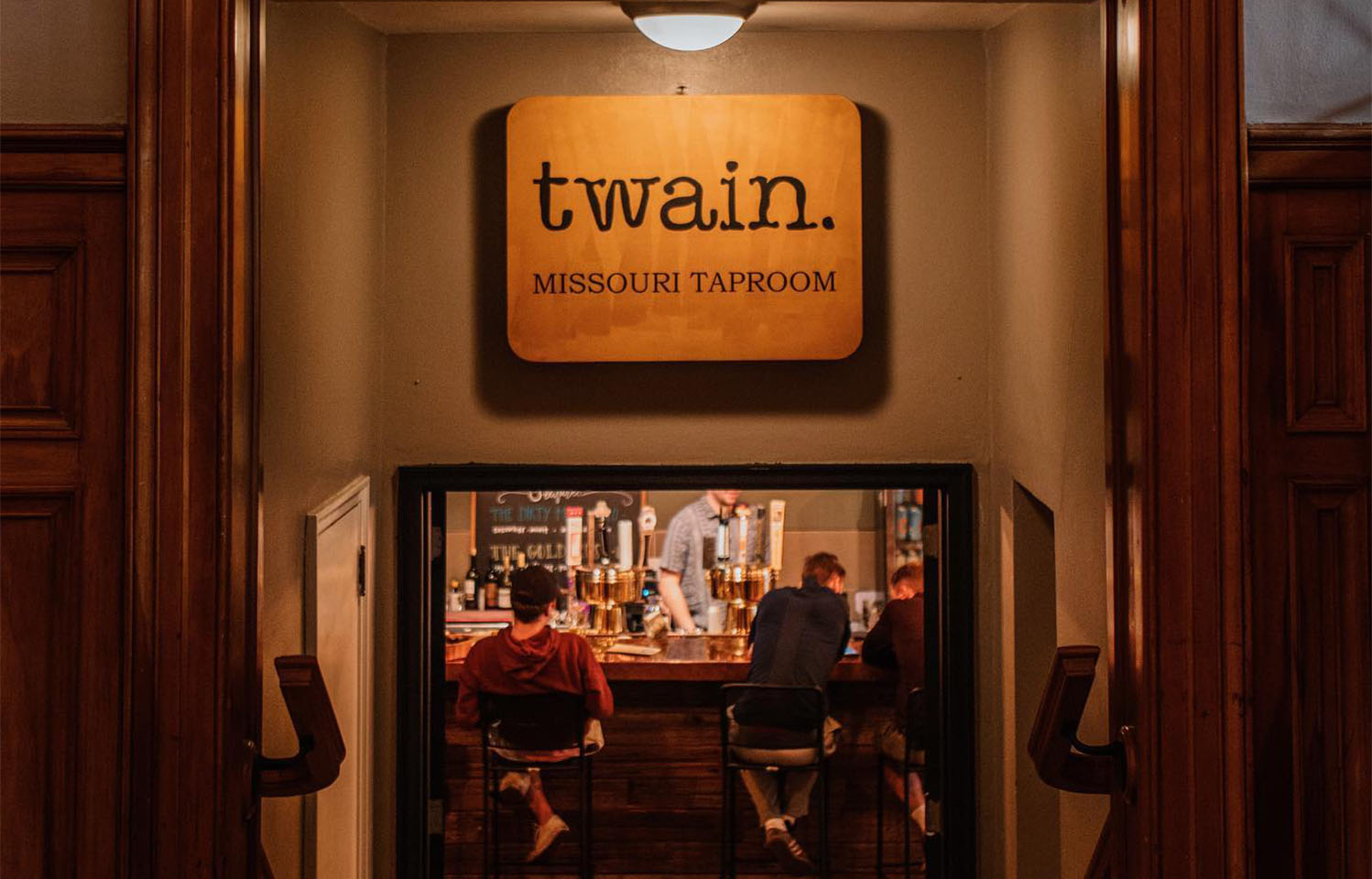 Hang out with friends a couple of drinks at Twain in Columbia, MO.