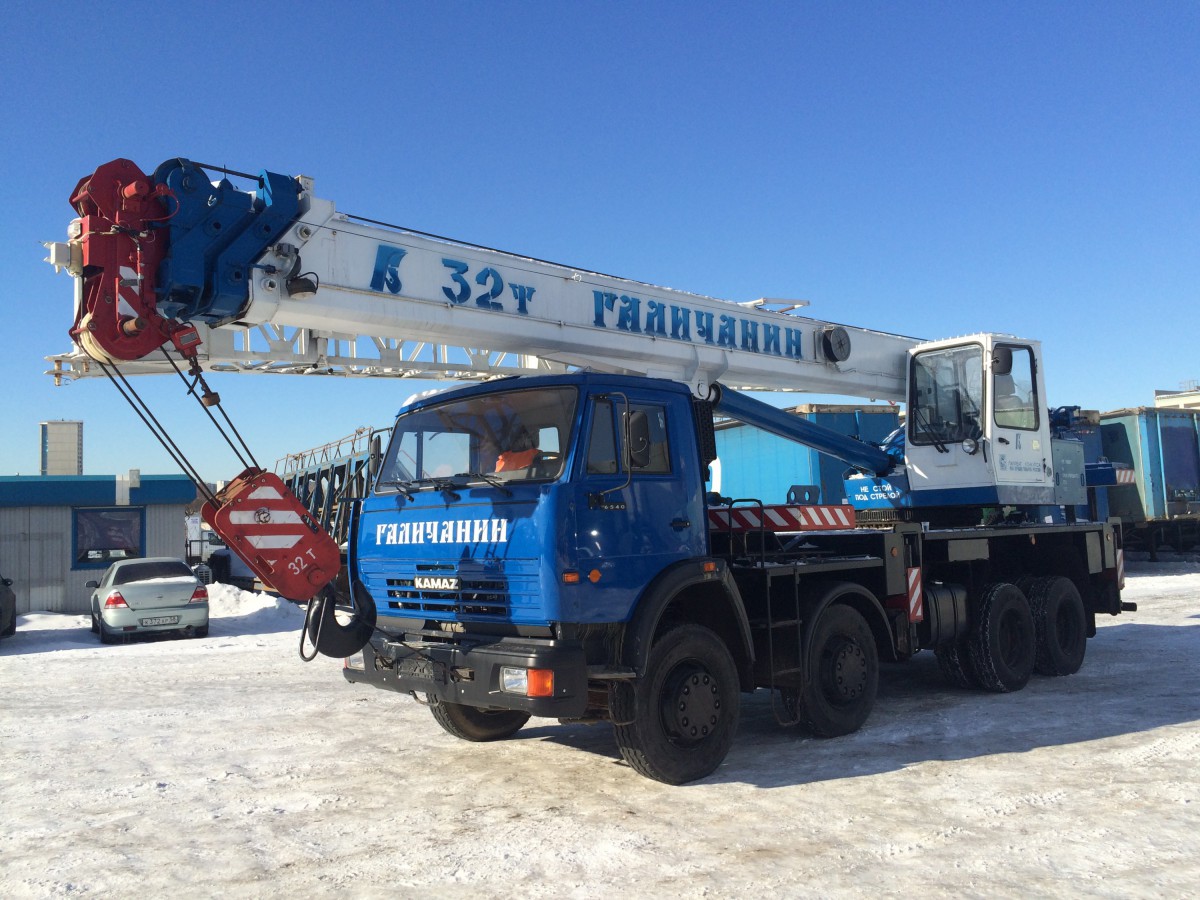 Автокран Галичанин КС-55729-1В 32 тонны 31 метр